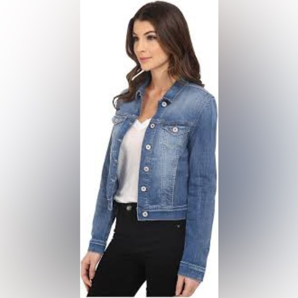 NWT True Religion Light Blue Denim Jacket A0512